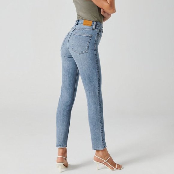 Aritzia Denim Forum Yoko High Rise Slim Jean (Medium Light Wash) - Picture 2 of 4